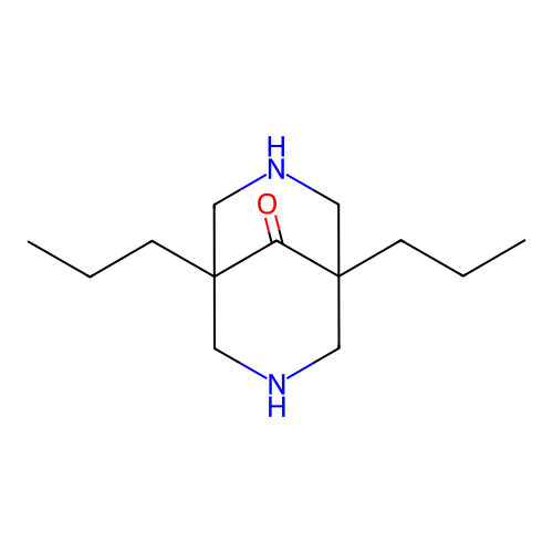 1,5-Dipropyl-3,7-diazabicyclo[3.3.1]nonan-9-one structure