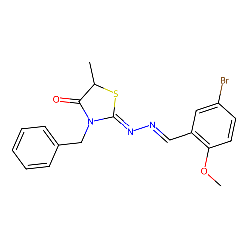 C19H18BrN3O2S structure