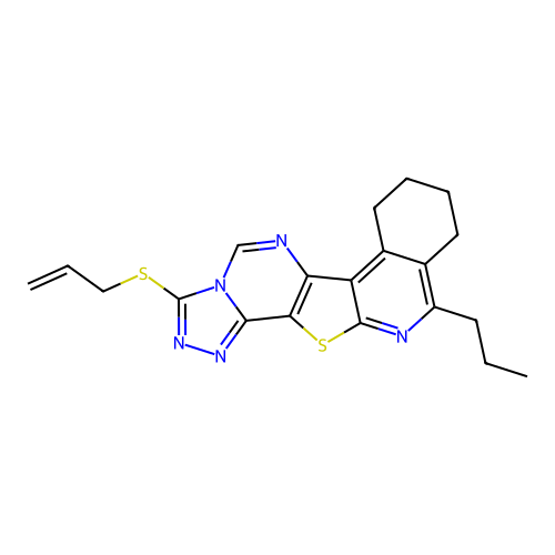 C20H21N5S2 structure