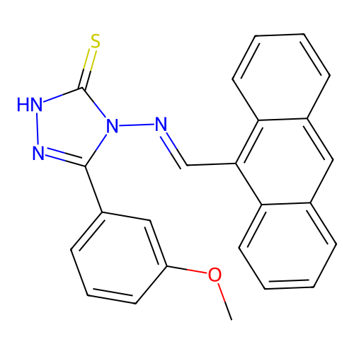 C24H18N4OS structure