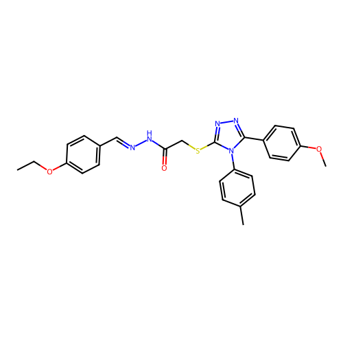 C27H27N5O3S structure
