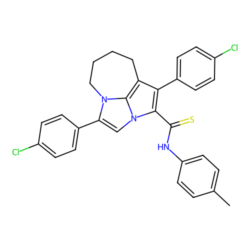 C30H25Cl2N3S structure