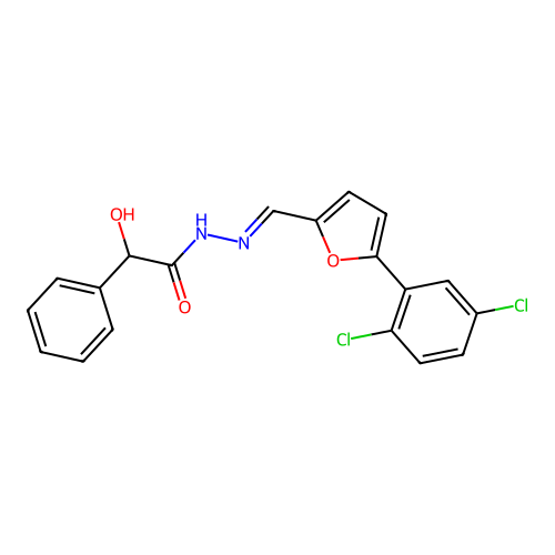 C19H14Cl2N2O3 structure