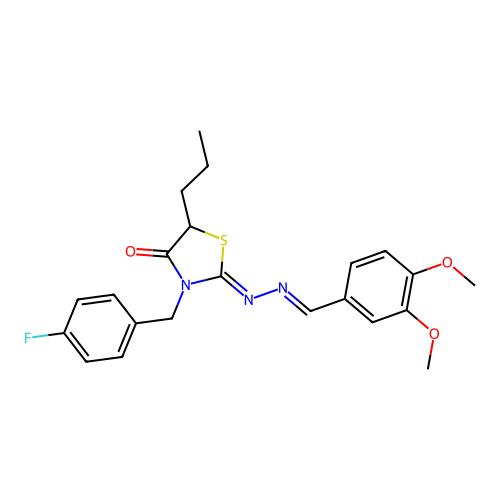 C22H24FN3O3S structure