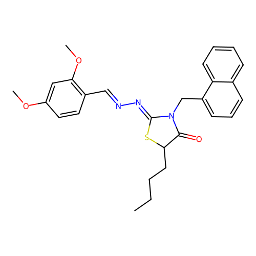 C27H29N3O3S structure