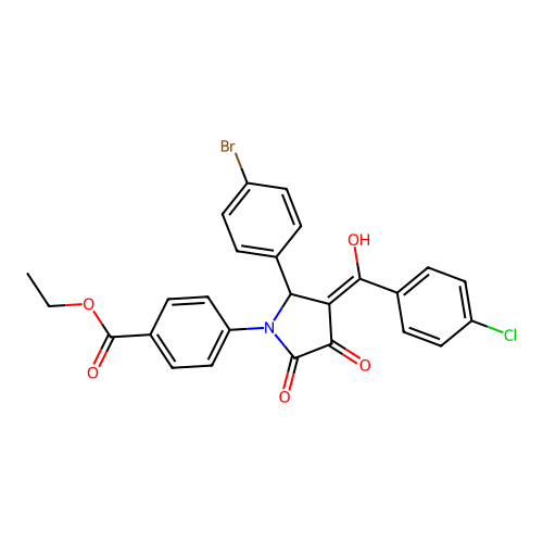 C26H19BrClNO5 structure