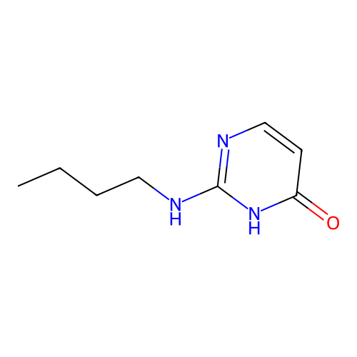 2-(butylamino)-1H-pyrimidin-6-one structure