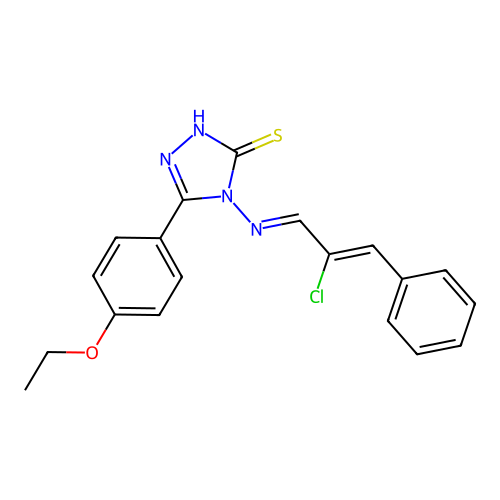 C19H17ClN4OS structure