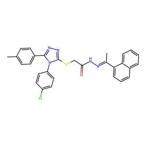 C29H24ClN5OS structure