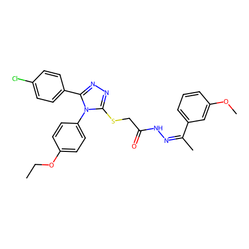 C27H26ClN5O3S structure