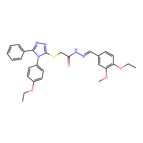 C28H29N5O4S structure