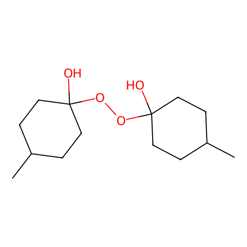 1,1'-Dioxybis(methylcyclohexan-1-ol) structure
