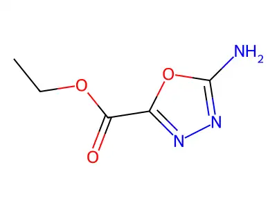 Ethyl 5-amino-1,3,4-oxadiazole-2-carboxylate structure