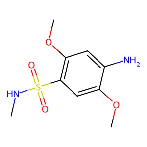 Benzenesulfonamide, 4-amino-2,5-dimethoxy-N-methyl- structure