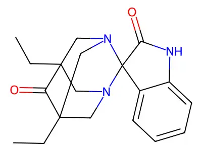 5,7-Diethyl-1,3-diazaspiro[adamantane-2,3'-indoline]-2',6-dione structure