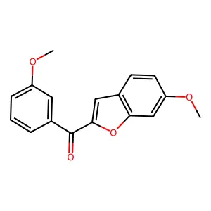 Methanone, (6-methoxy-2-benzofuranyl)(3-methoxyphenyl)- structure