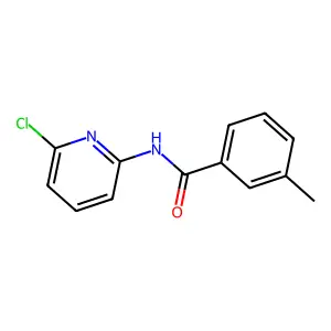 N-(6-chloropyridin-2-yl)-3-methylbenzamide structure