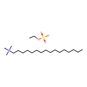 1-Hexadecanaminium, N,N,N-trimethyl-, ethyl sulfate structure