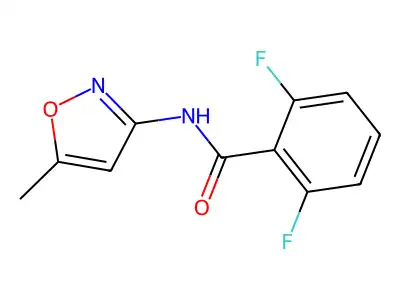 2,6-difluoro-N-(5-methyl-1,2-oxazol-3-yl)benzamide structure