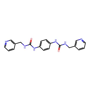 ((3-PYRIDYLMETHYL)AMINO)-N-(4-(((3-PYRIDYLMETHYL)AMINO)CARBONYLAMINO)PHENYL)FORMAMIDE structure