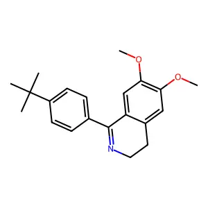 1-(4-Tert-butylphenyl)-6,7-dimethoxy-3,4-dihydroisoquinoline structure