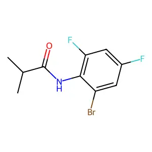 N-(2-溴-4,6-二氟苯基)-2-甲基丙酰胺 structure