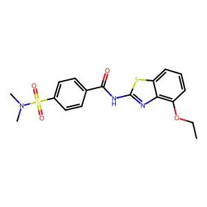 4-(dimethylsulfamoyl)-N-(4-ethoxy-1,3-benzothiazol-2-yl)benzamide structure