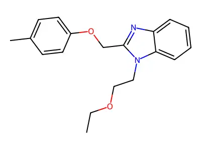 1-(2-Ethoxy-ethyl)-2-p-tolyloxymethyl-1H-benzoimidazole structure