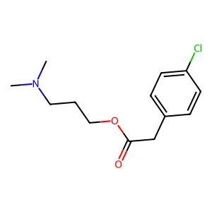 3-(Dimethylamino)propyl (4-chlorophenyl)acetate structure