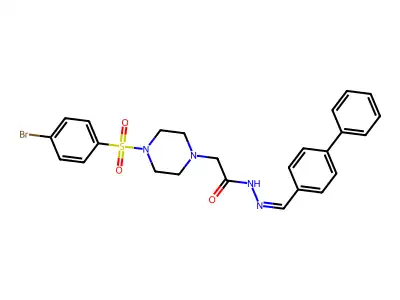 C25H25BrN4O3S structure