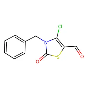 3-Benzyl-4-chloro-2-oxo-2,3-dihydro-1,3-thiazole-5-carbaldehyde structure