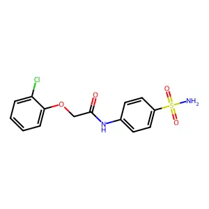 2-(2-氯苯氧基)-N-(4-氨磺酰基苯基)乙酰胺 structure