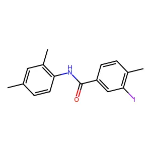 N-(2,4-dimethylphenyl)-3-iodo-4-methylbenzamide structure
