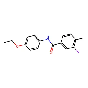 N-(4-ethoxyphenyl)-3-iodo-4-methylbenzamide structure