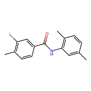 N-(2,5-dimethylphenyl)-3-iodo-4-methylbenzamide structure