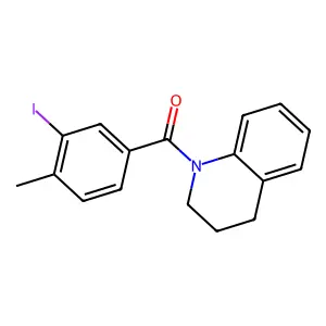 1-(3-Iodo-4-methylbenzoyl)-1,2,3,4-tetrahydroquinoline structure