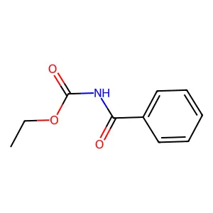 ethyl N-benzoylcarbamate structure