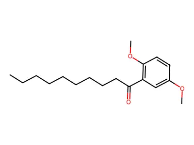 Decanophenone, 2',5'-dimethoxy- structure