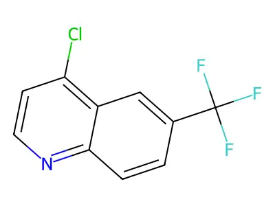 4-Chloro-6-(trifluoromethyl)quinoline structure