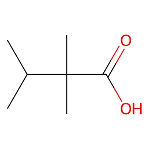 2,2,3-Trimethylbutyric acid structure