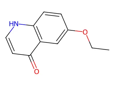 6-Ethoxy-4-quinolinol structure