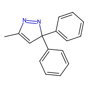 3,3-Diphenyl-5-methyl-3H-pyrazole structure