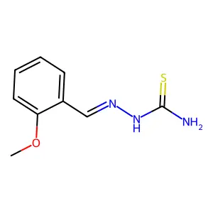 2-Methoxybenzaldehyde thiosemicarbazone structure