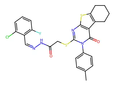 C26H22ClFN4O2S2 structure