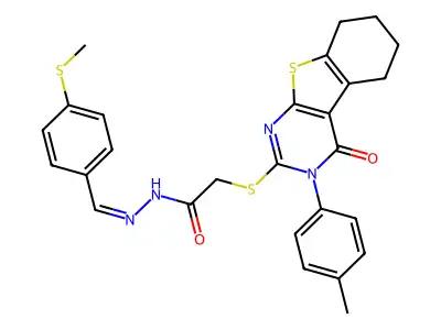 C27H26N4O2S3 structure