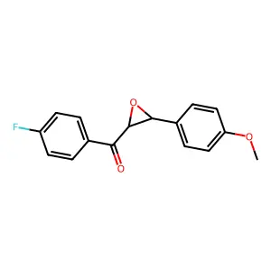 2-(4-Fluorobenzoyl)-3-(4-methoxyphenyl)oxirane structure