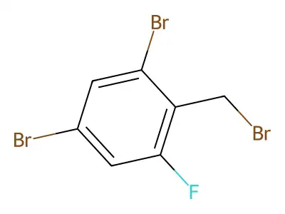 1,5-Dibromo-2-(bromomethyl)-3-fluorobenzene structure