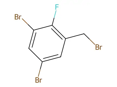 3,5-Dibromo-2-fluorobenzyl bromide structure