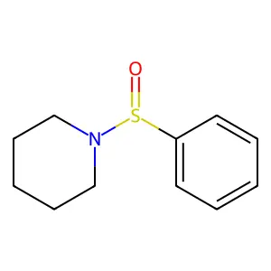 1-Benzenesulfinylpiperidine structure