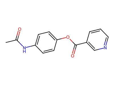 Acetaminophen nicotinate structure